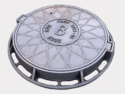 Тяжелые чугунные канализационные люки - тип Т